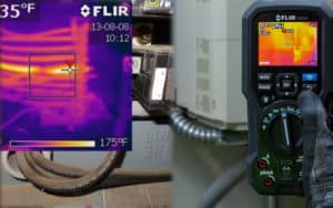 Infrared Camera to Test Overloaded Circuit